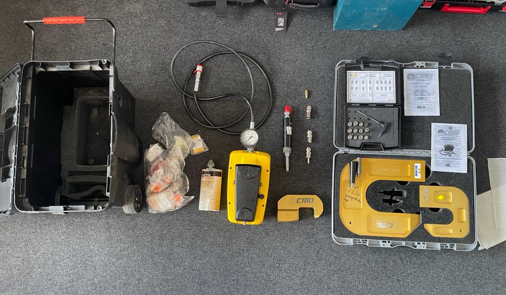 АВТОМОБИЛНА хидравлична Нитачка CMO RV06 6 тона 700Бара 10150 пси ТОП