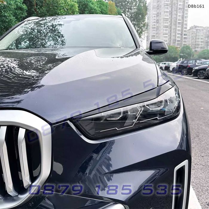 Вежди за фарове за BMW X5 G05 X6 G06 2023+, черен гланц – DBb161 тунинг добавки бмв х5 г05