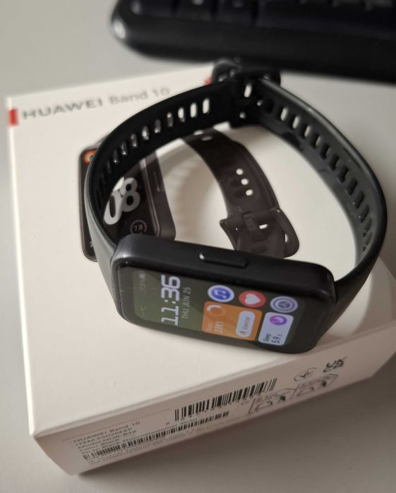 Bratara fitness HUAWEI Band 10, Android/iOS, Black, utilizată dar în stare bună