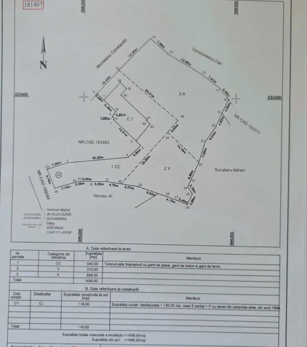 Teren intravilan Central - Sărărie, proprietar