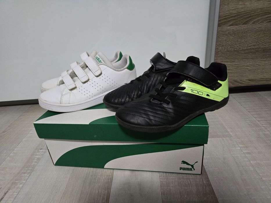 Маратонки и платненки за игра 34 и 35н.Adidas,Decathlon