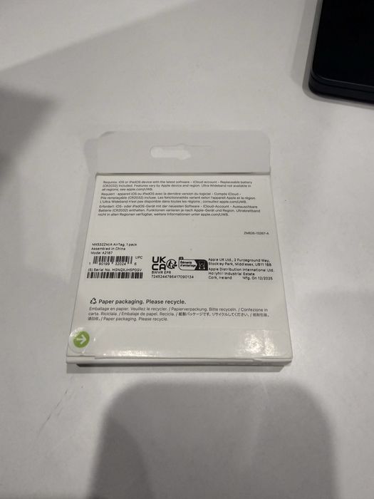 Apple airtag чисто нов запечатан