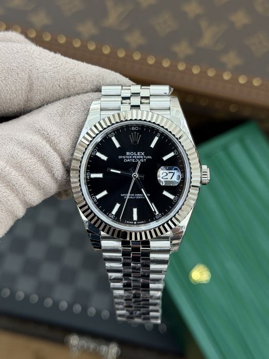 Rolex Date-Just 41mm Black Dial
