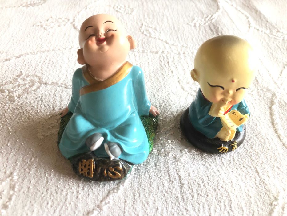 Китайски фън шуй фигурки на монаси, талисмани, ръчна изработка, смола