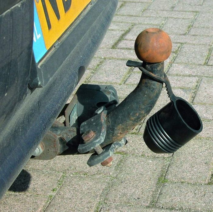 Capac sfera Carpoint pentru carlig remorcare auto din cauciuc cu inel de fixare, 1 buc.