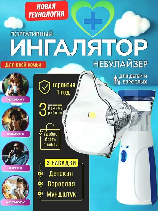 Ингалятор, небулайзер , ингаляция