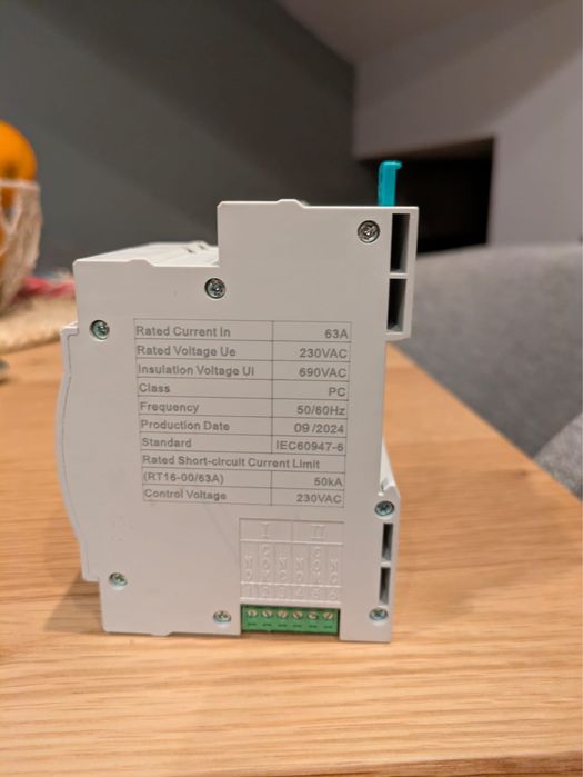Sinotimer MATS-100 comutator transfer manual/automat
