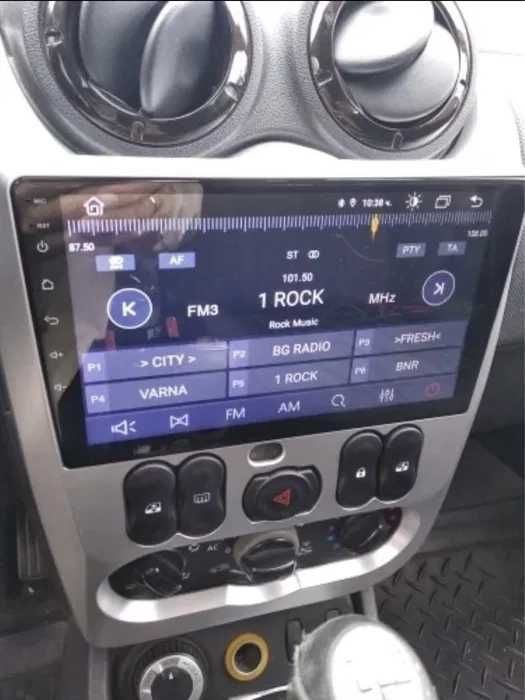 1-8GB Navigatie Android Dacia Logan Duster 9 inch - Carplay Wifi QLED