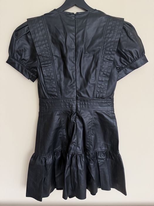 Платье Zara из экокожи