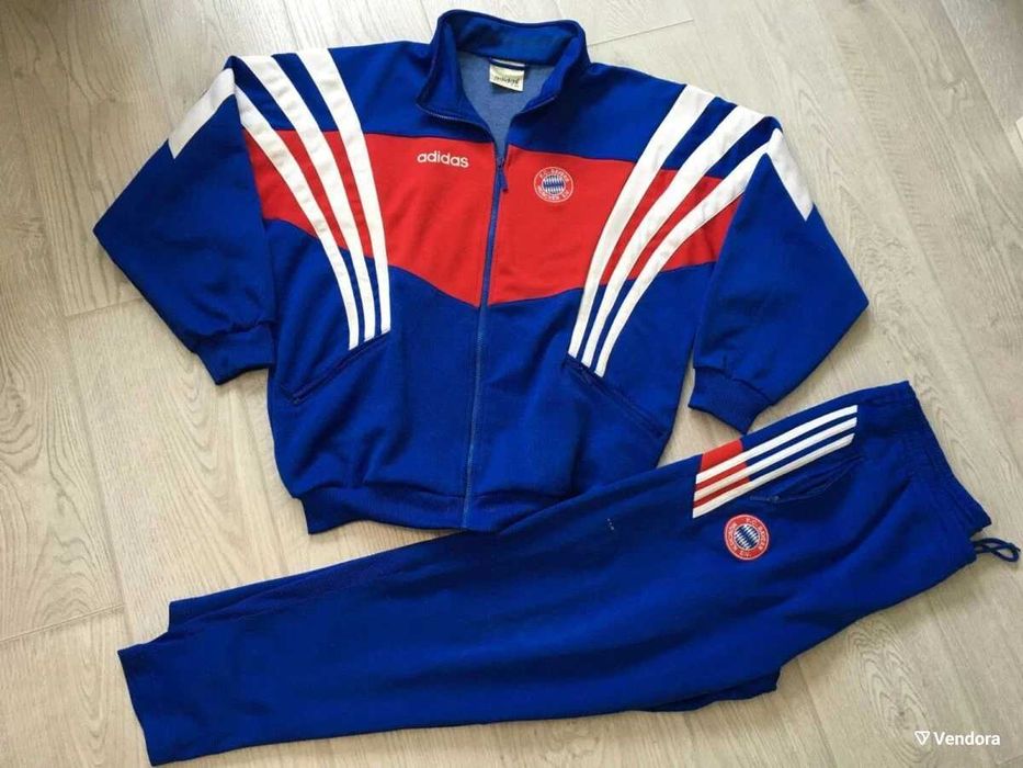 Bayern Munich 1995/1996 тренировъчен екип Adidas употребяван L