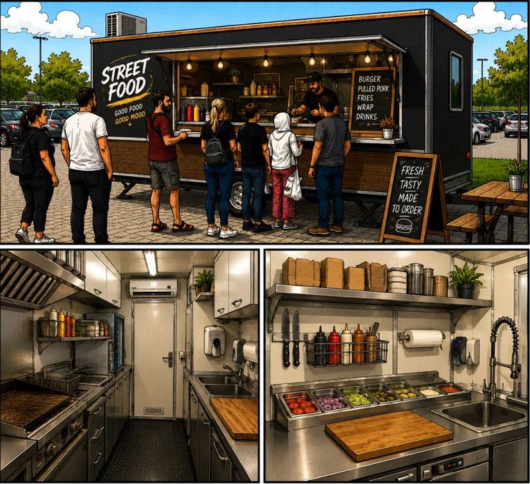Business mobil dessert & beverage