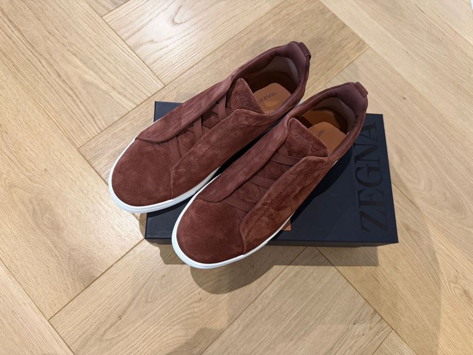 Zegna Triple Stitch piele  – marimea 44