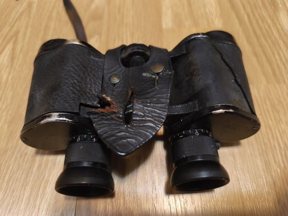 Binoclu vechi Colmon Paris Mima 8x25 cu husa originala din piele