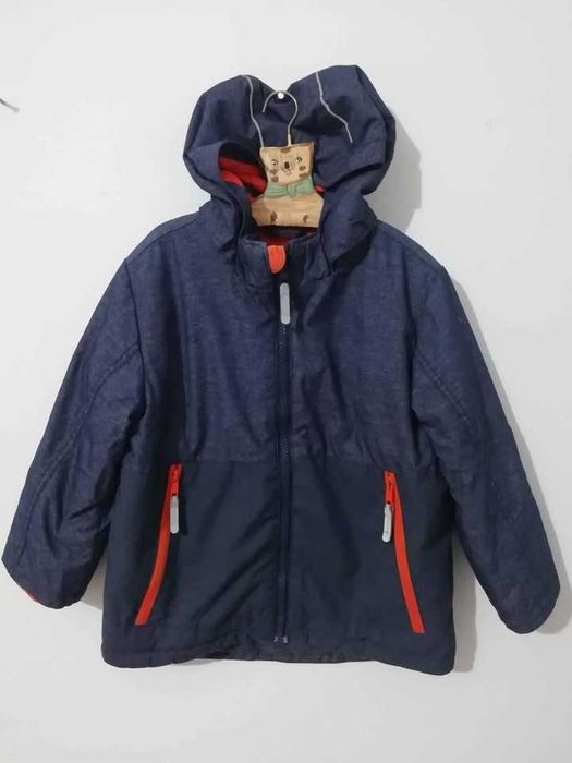 Geaca de iarna H&M impermeabila vârstă 4-6 ani băieți interior polar