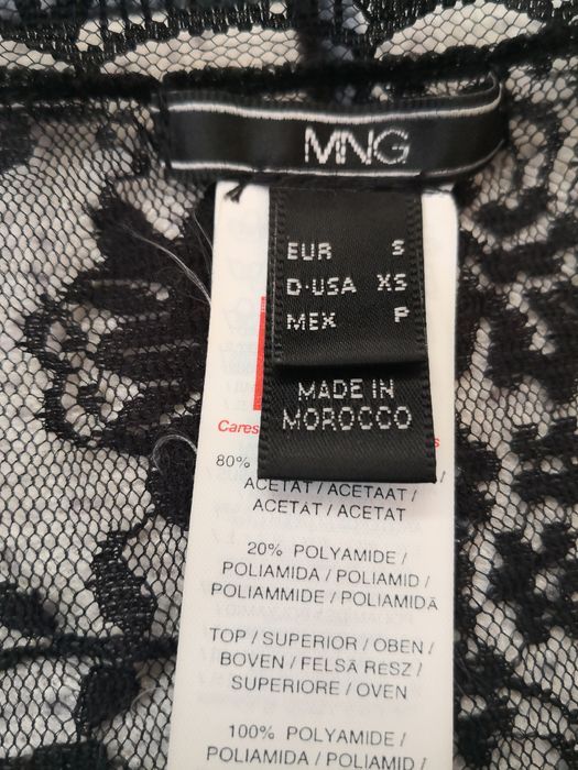 Черна рокля Mango