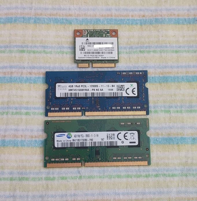Рам памет 2 х 4GB DDR3L 1600 sodimm + wifi