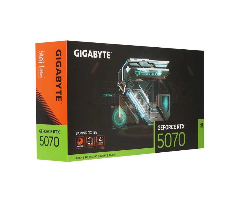 - Видеокарта Gigabyte RTX 5070 GAMING OC 12GB (GV-N5070GAMING OC-12GD)