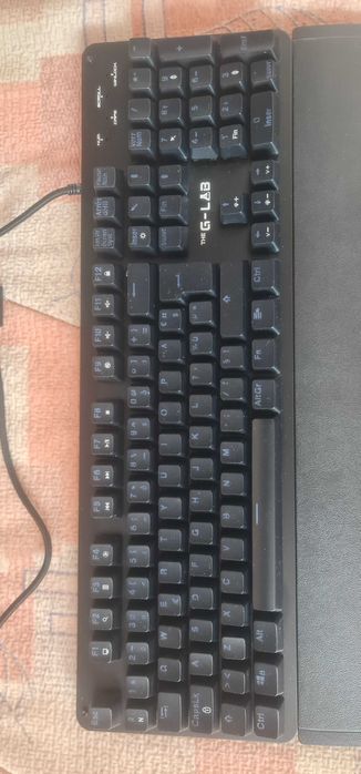 The G-Lab Keyz Carbon-E RGB Mechanical Gaming Keyboard