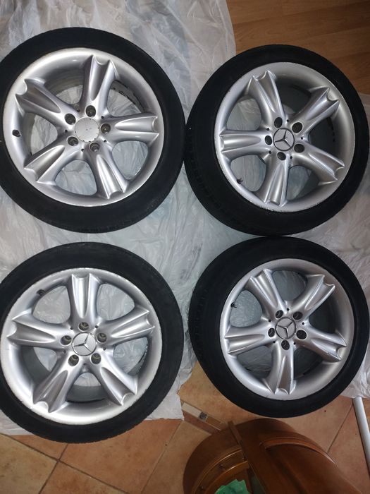 4бр джанти 17 спорт пакет за Мерцедес и 4бр всесезонни гуми