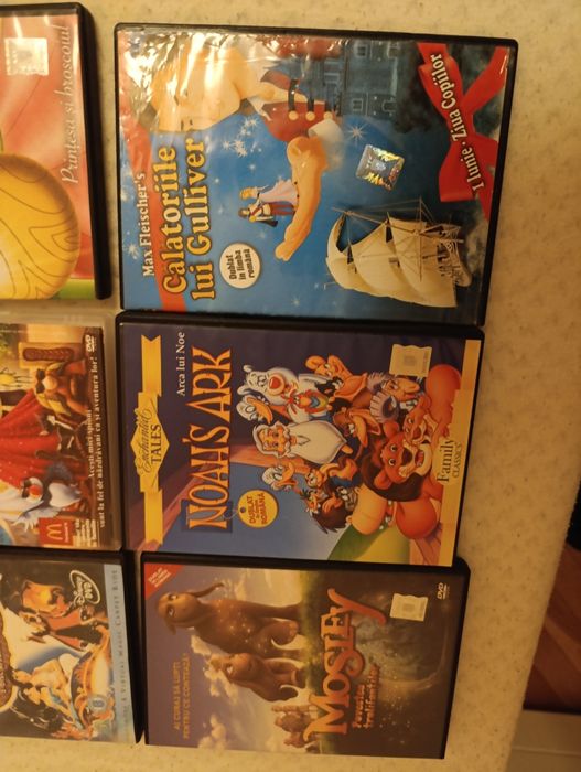 Dvd-uri desene animate dublate in romana  Printesa lebada si altele