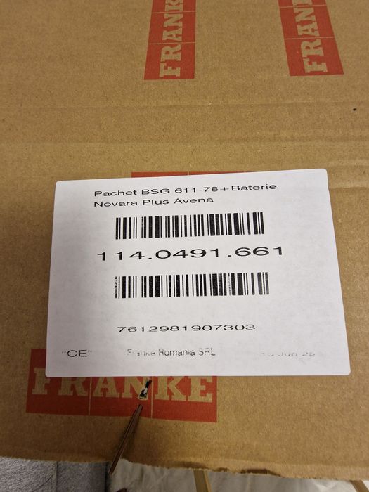 Chiuveta cu uscator Franke