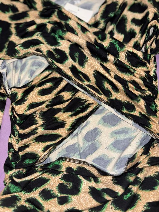 Леопардовое платье