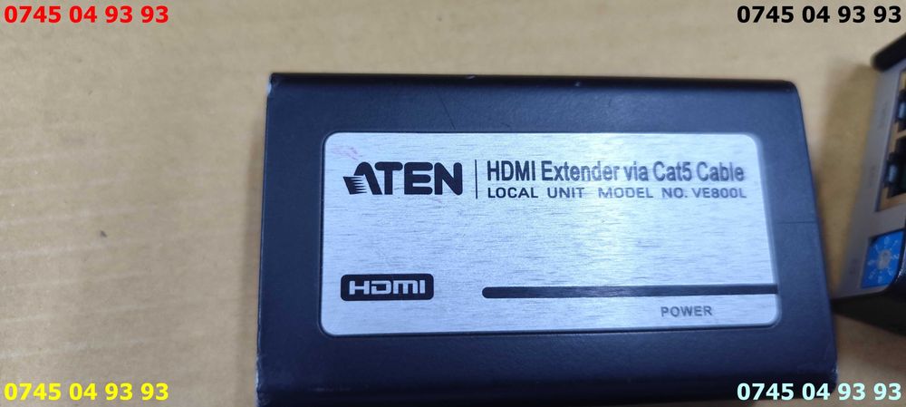 HDMI extender via CAT5 model VE800L VE800R pret pe ambele plus sursa