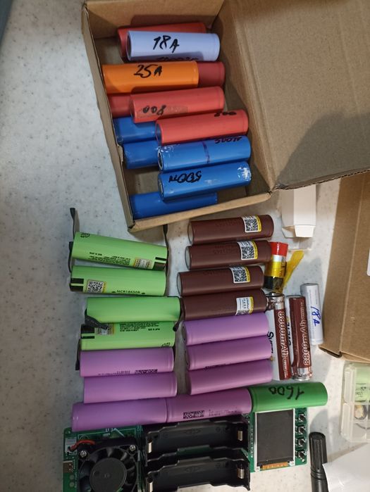 аккумуляторы 18650 оригинал б/у и новые