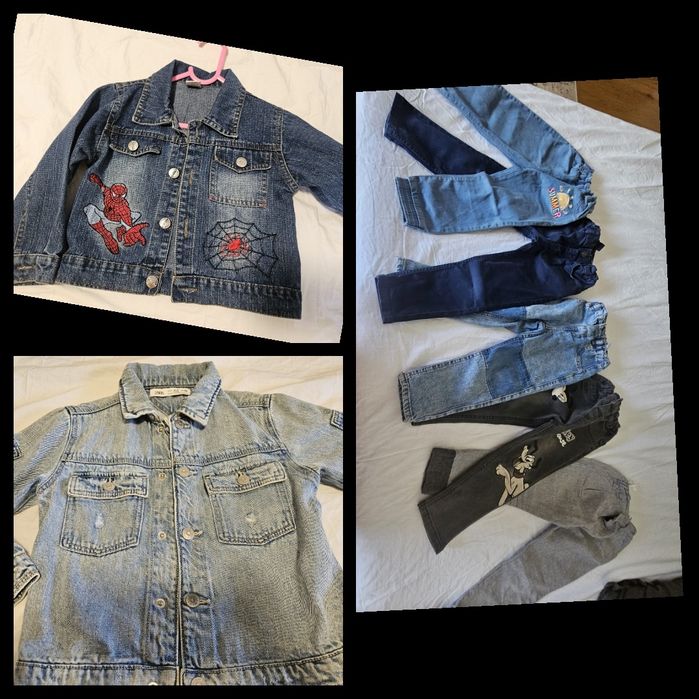 Lot haine baiat 98 104 , 50 articole, H&M Zara Tommy Hilfiger