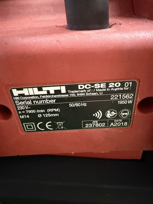 Машина за изрязване на канали Hilti DC-SE 20
