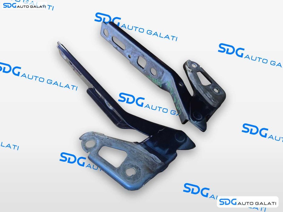 Set Balama Balamale Stanga Dreapta Capota Motor Audi Q7 4L 2007 - 2015 Cod 4L0823301 4L0823302 [LN0661]