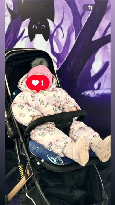 Детский комбинезон-кокон 2в1