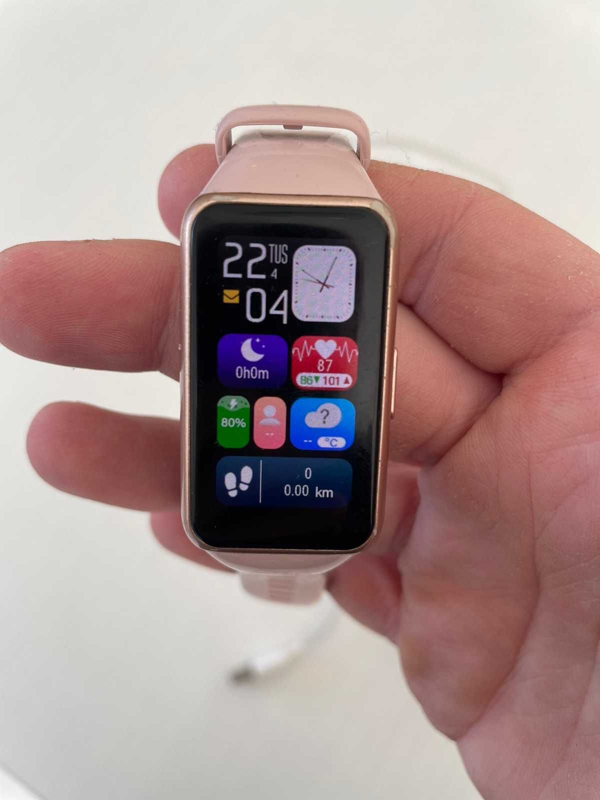 Фитнес гривна HUAWEI Band 6, Sakura Pink гр. Пловдив Кючук Париж • OLX.bg