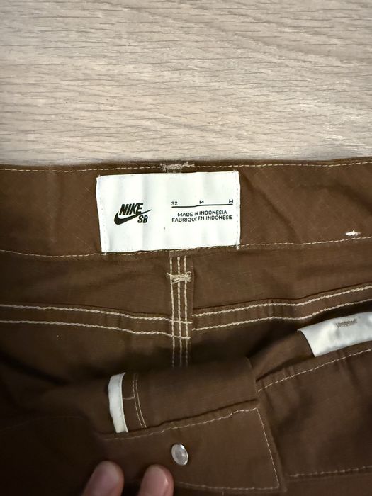 штаны nike sb коричневые