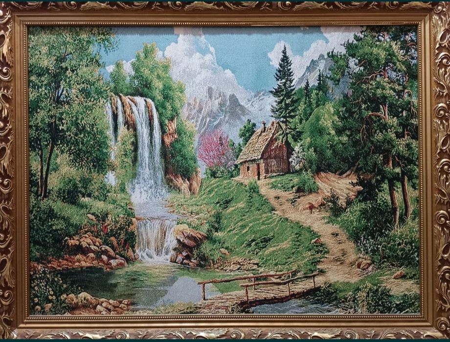 Гобелен. Качественно вышит.