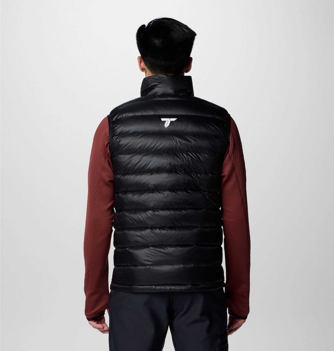 Мужской тёплый пуховый жилет Columbia Titanium Arctic Crest.