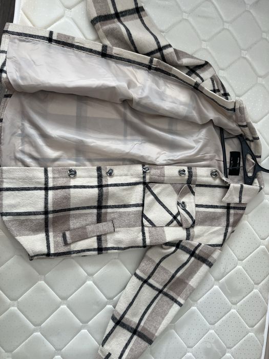 Пальто-рубашка (Shacket) в клетку