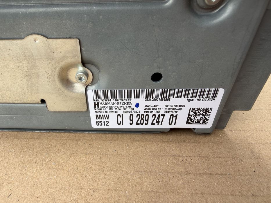 Unitate navigatie CIC / NBT BMW Seria 1 2 3 4 5 6 7 X5 X6