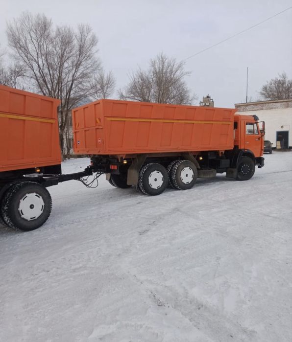 Камаз с прицепом