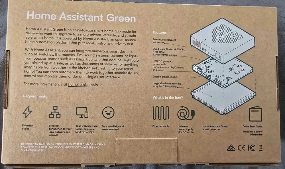 Home Assistant Green - Hub Smart Home Oficial (Stare impecabilă in garantie)
