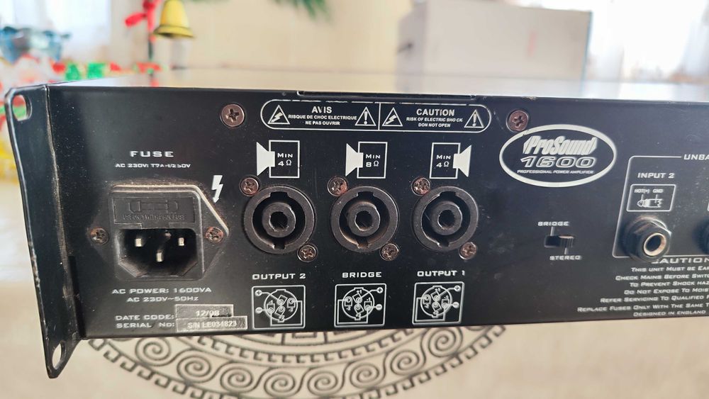 Професионален Усилвател Prosound 1600