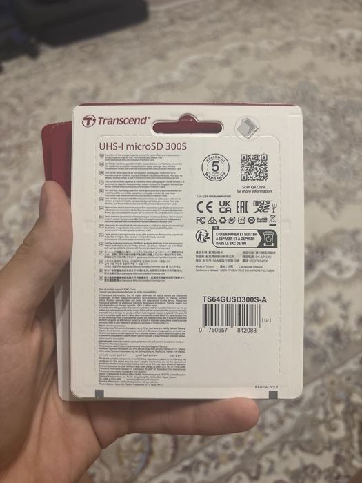 Transcend карта памяти 64GB