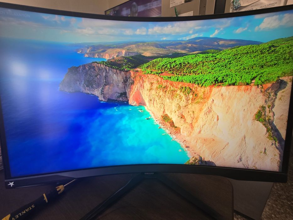 Samsung Odyssey G6 S27BG650EU 27  QHD 240 Hz 1ms  curbat stare- putin uzat + mg248 120 hz