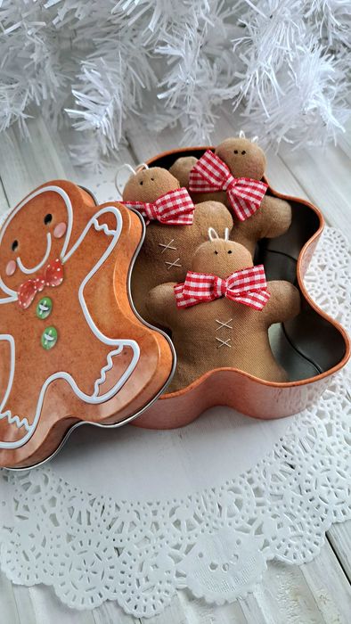 Тильда. "Пряничные человечки", интерьерные игрушки.