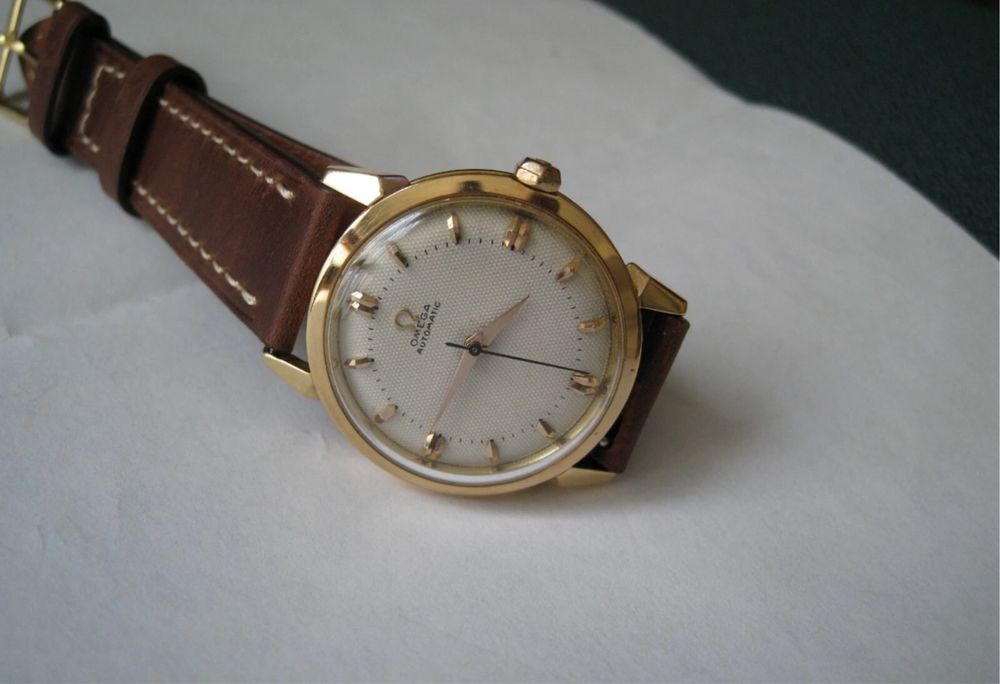 Omega часовник злато златна автоматична перфектна 18 карата