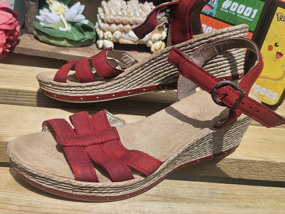 Rieker сандали от кожа N37