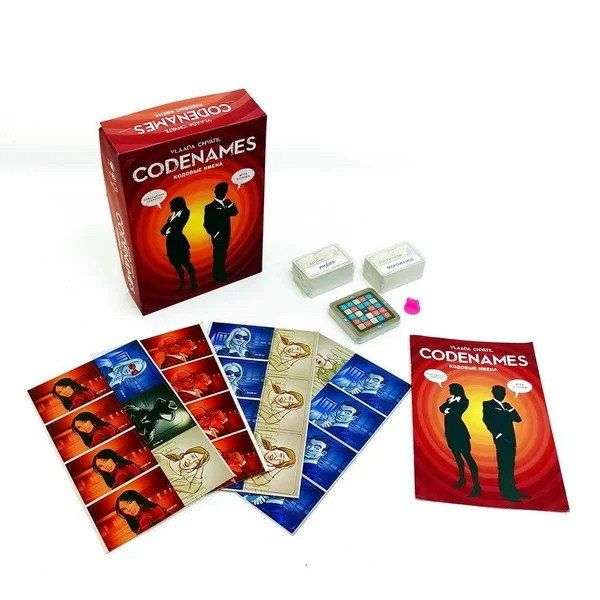 Настольная игра - КОДОВЫЕ ИМЕНА, CODENAMES. Новая. Доставка 24/7