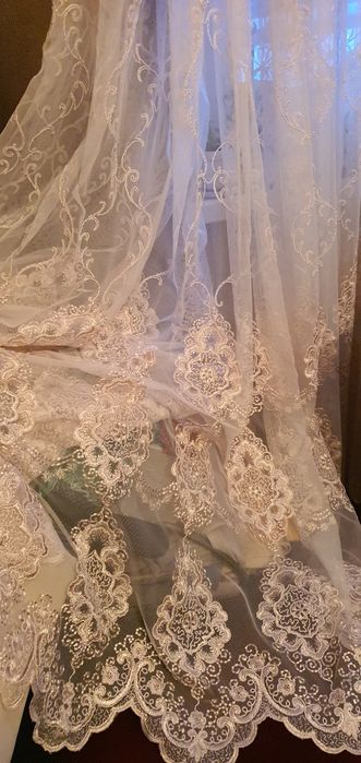 Тюль цвет шампань 5м,турция