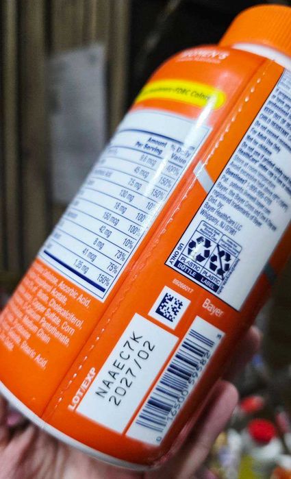 ДОСТАВКИ НЕТ Bayer One A Day мультивитамины мужские и женские Made USA