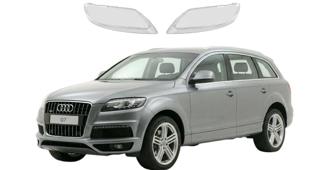 Стъкла за фар Audi Q7 4L 2005-2015, Капаци за фарове Q7 4L Audi